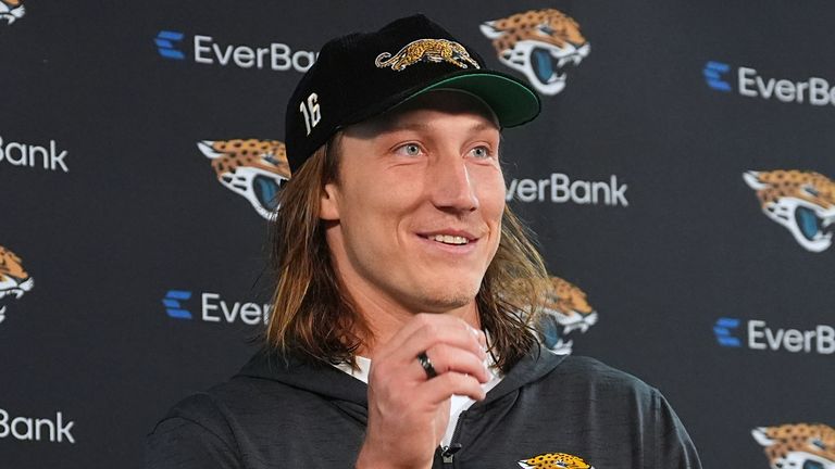 Jacksonville Jaguars quarterback Trevor Lawrence 