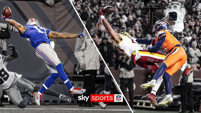 Treylon Burks and Odell Beckham Jr's one-handed catches