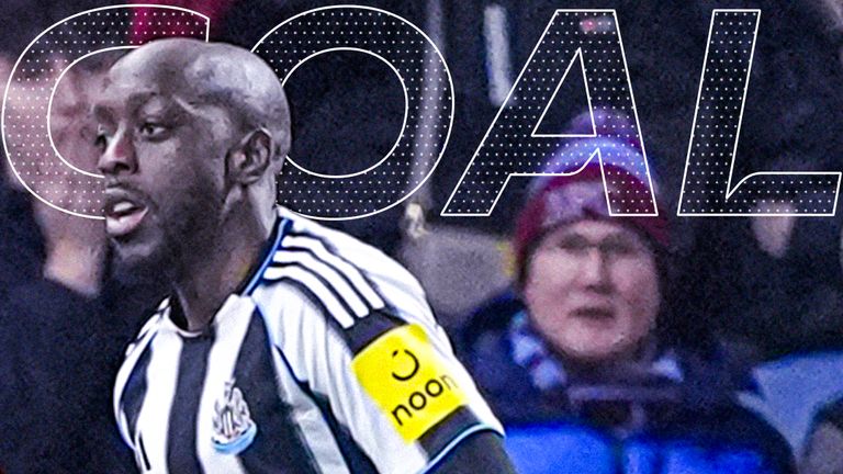 Newcastle's Wissa scores for them at Burnley