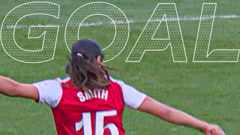 Arsenal's Olivia Smith scores