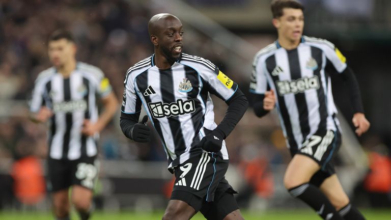 Newcastle striker Yoane Wissa