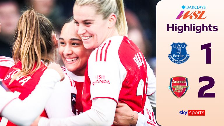 Everton 1-2 Arsenal | WSL Highlights