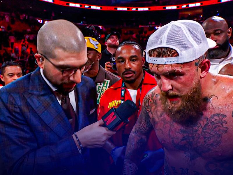 Jake Paul admitted his thinks he broke his jaw in his clash with Anthony  Joshua. Video courtesy of Netflix and MVP. Jake vs. Joshua is now available  to watch globally only on Netflix.