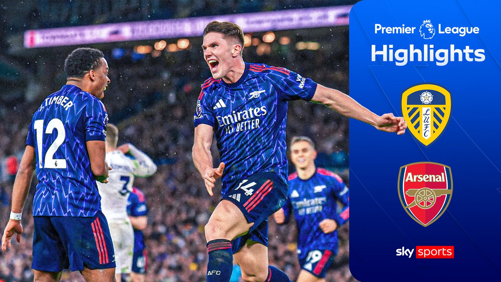 Leeds 0-4 Arsenal | Premier League highlights
