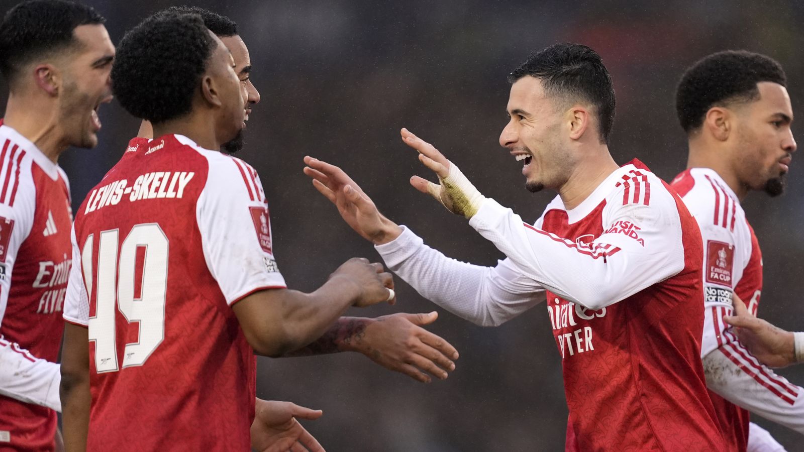 Portsmouth 1-4 Arsenal: Gabriel Martinelli responds to recent criticism by scoring FA Cup third round hat-trick