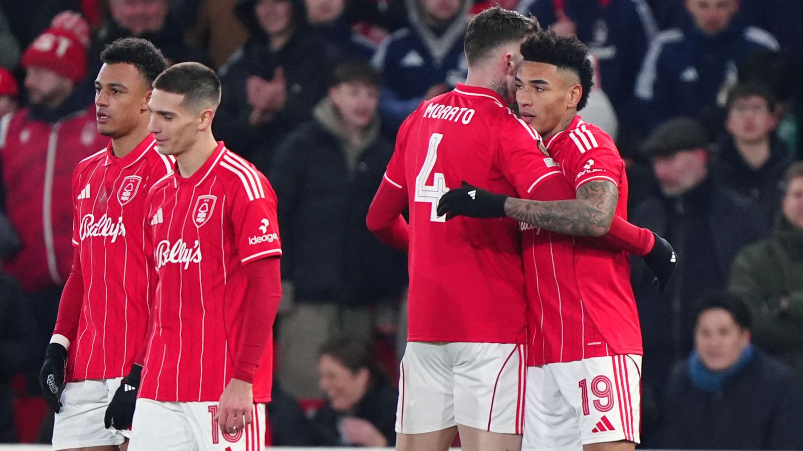 Nottingham 4-0 Ferencvaros: Igor Jesus scores twice in Europa League as Sean Dyche’s side face play-off round