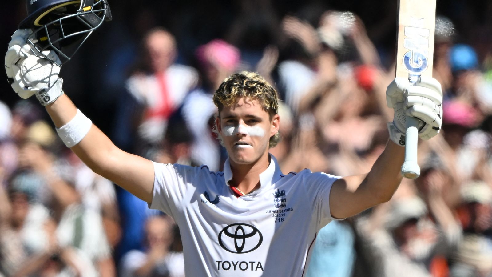 The Ashes: Jacob Bethell hits maiden Test hundred to give slim hope to England fightback in fifth Test in Sydney