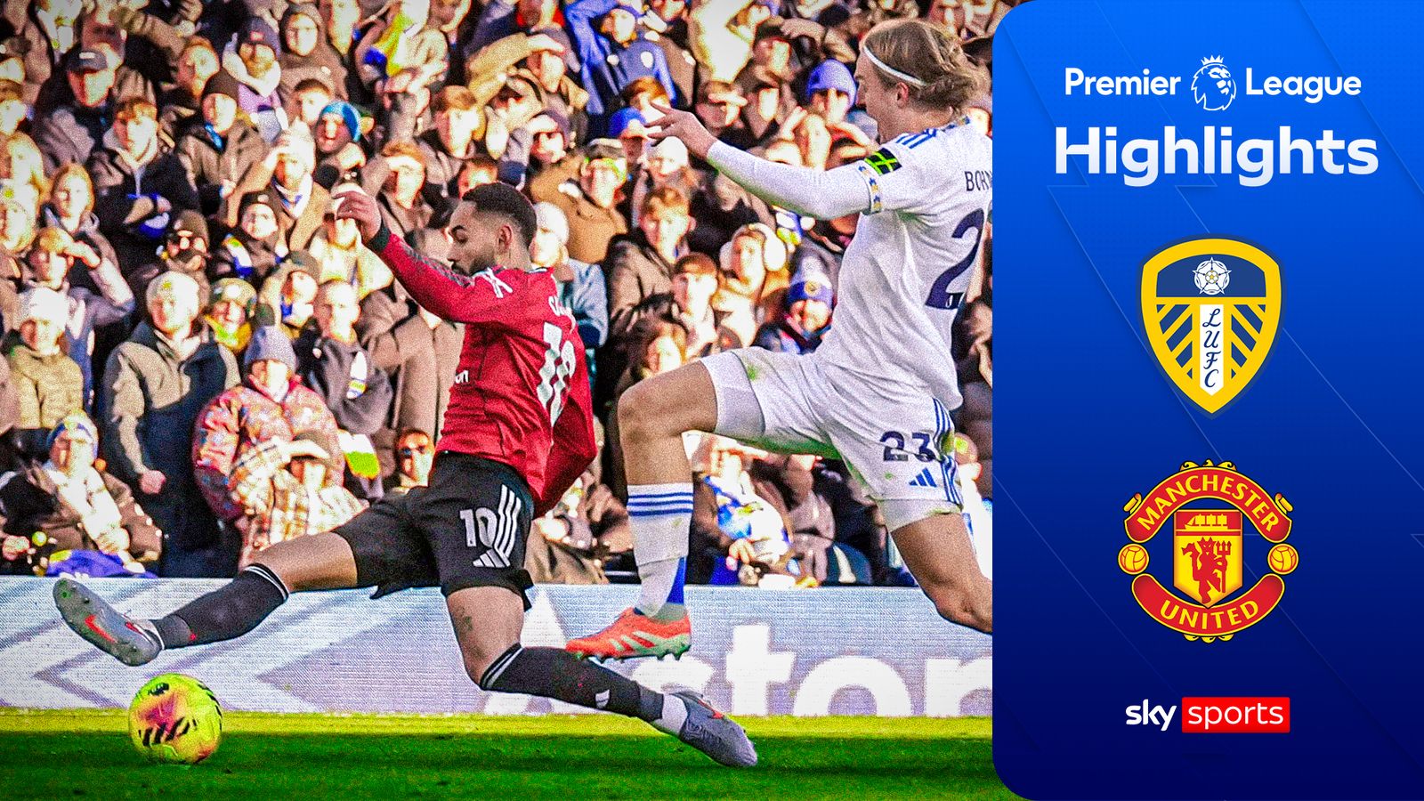 Cunha’s gelijkmaker bespaarde Man Utd-punten in Leeds