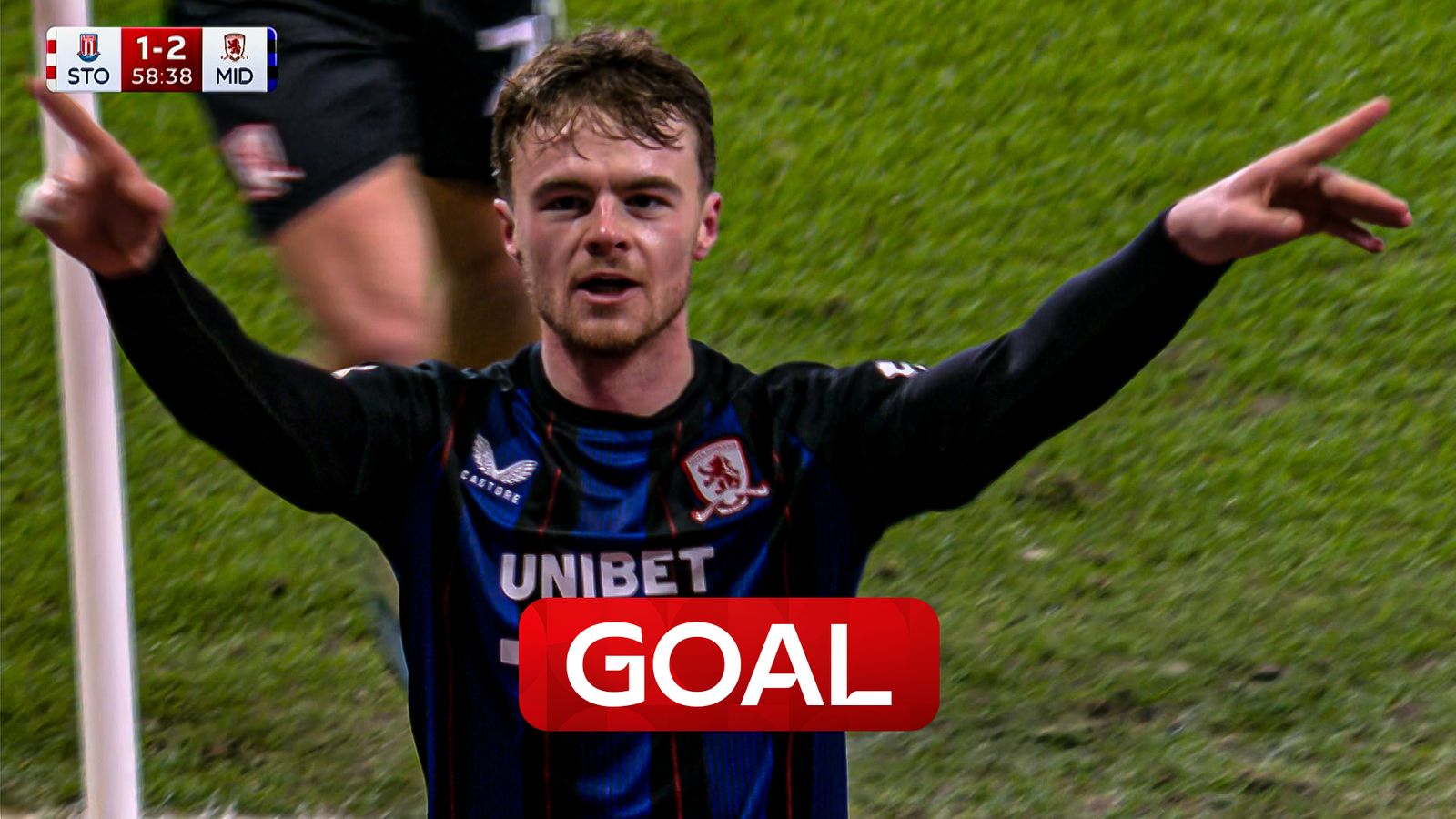 Stoke City vs Middlesbrough | Tommy Conway turns it around for Boro as they take the lead at Stoke