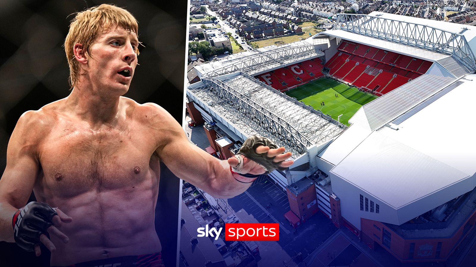Paddy Pimblett: Return to UK unlikely...unless it's at Anfield!