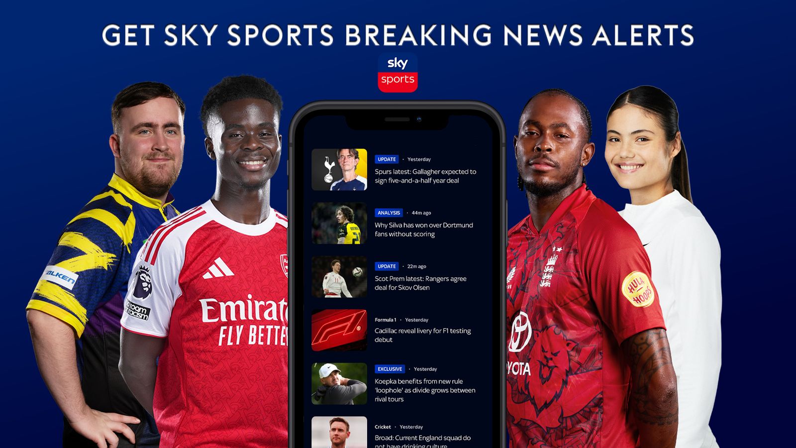 Sky Sports push notifications FAQ: How to receive the news alerts you want