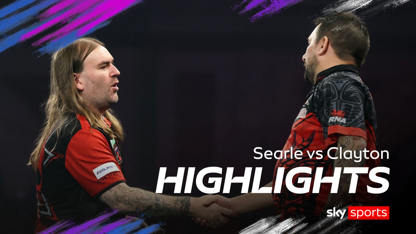 World Darts Championship: Searle vs Clayton highlights