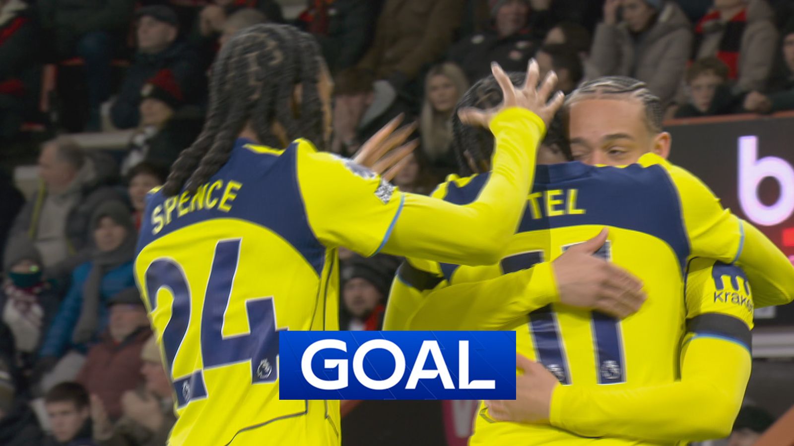 Goal M Tel (5) Bournemouth 0 - 1 Tottenham Hotspur - Sky Sports