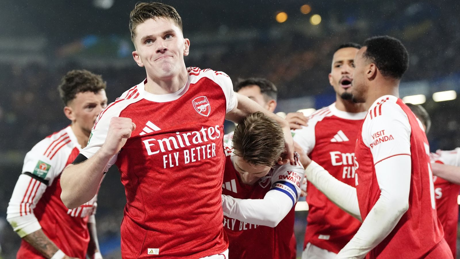 Chelsea 2-3 Arsenal: Viktor Gyokeres ends goal drought as Gunners edge first leg of Carabao Cup semi-final