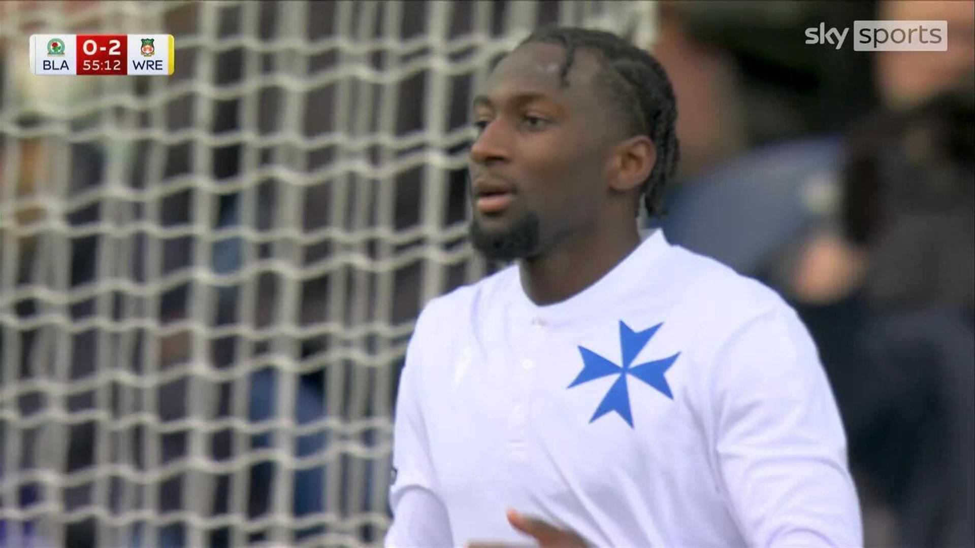 So close! Baradji rattles crossbar for Blackburn