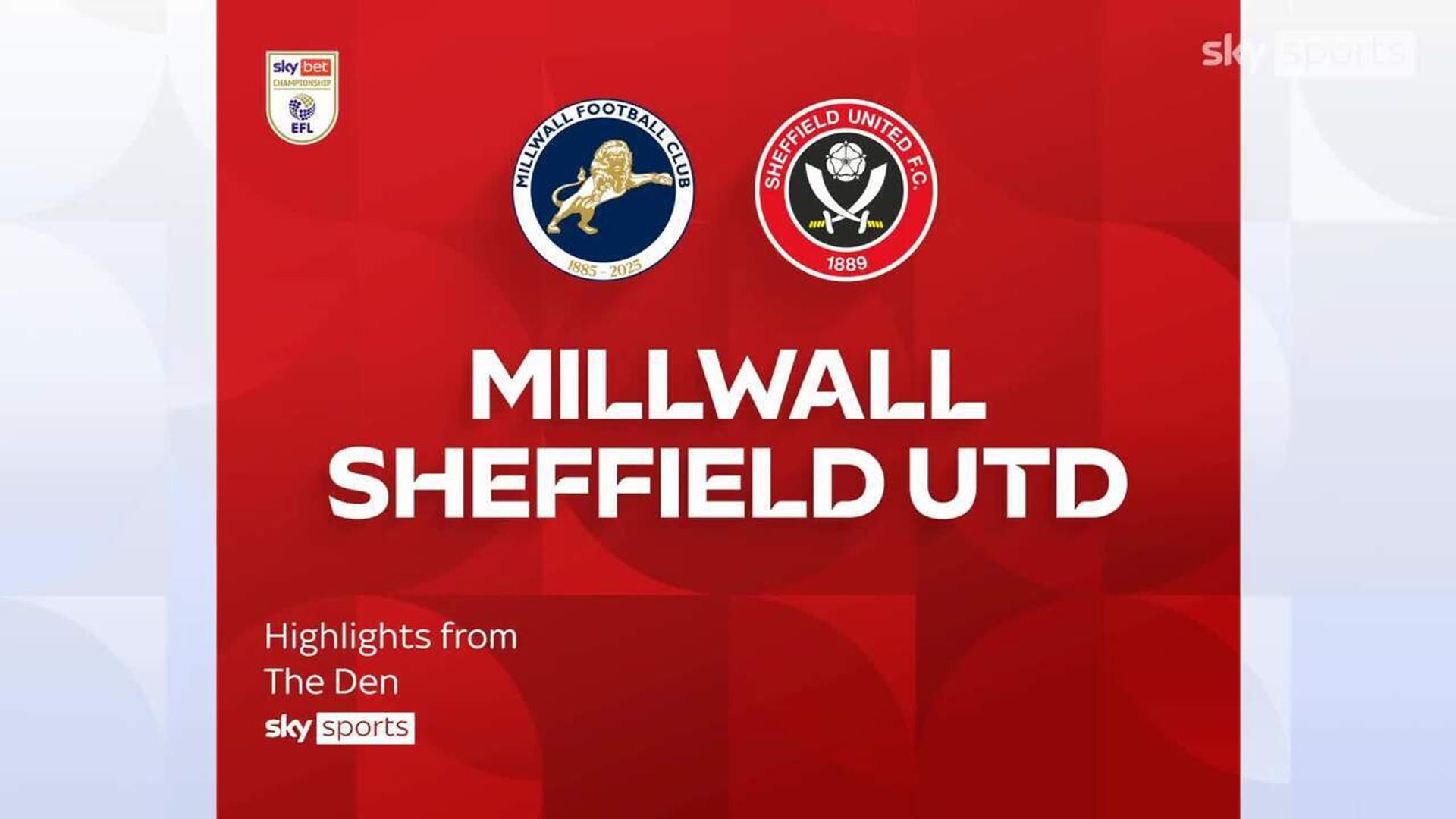 Millwall 1-1 Sheffield United