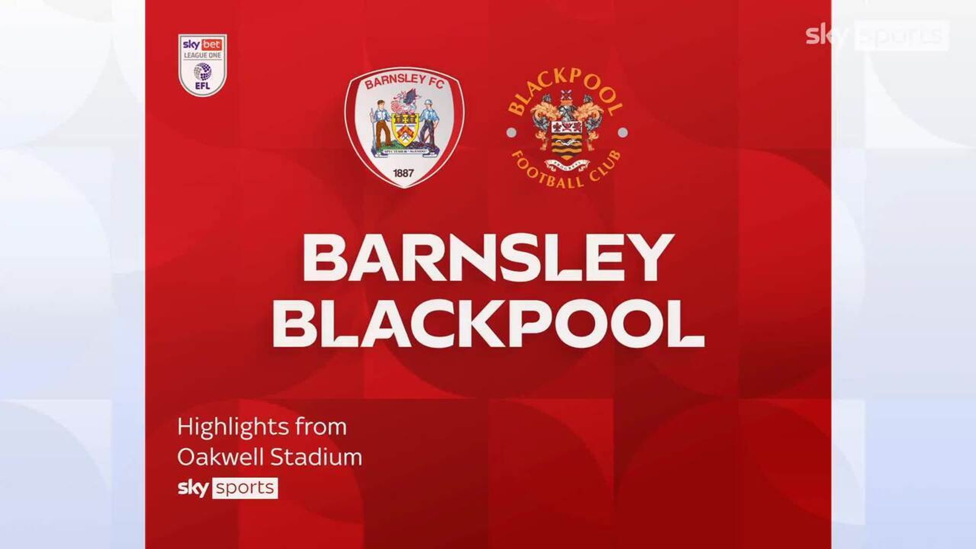 Barnsley 2-1 Blackpool