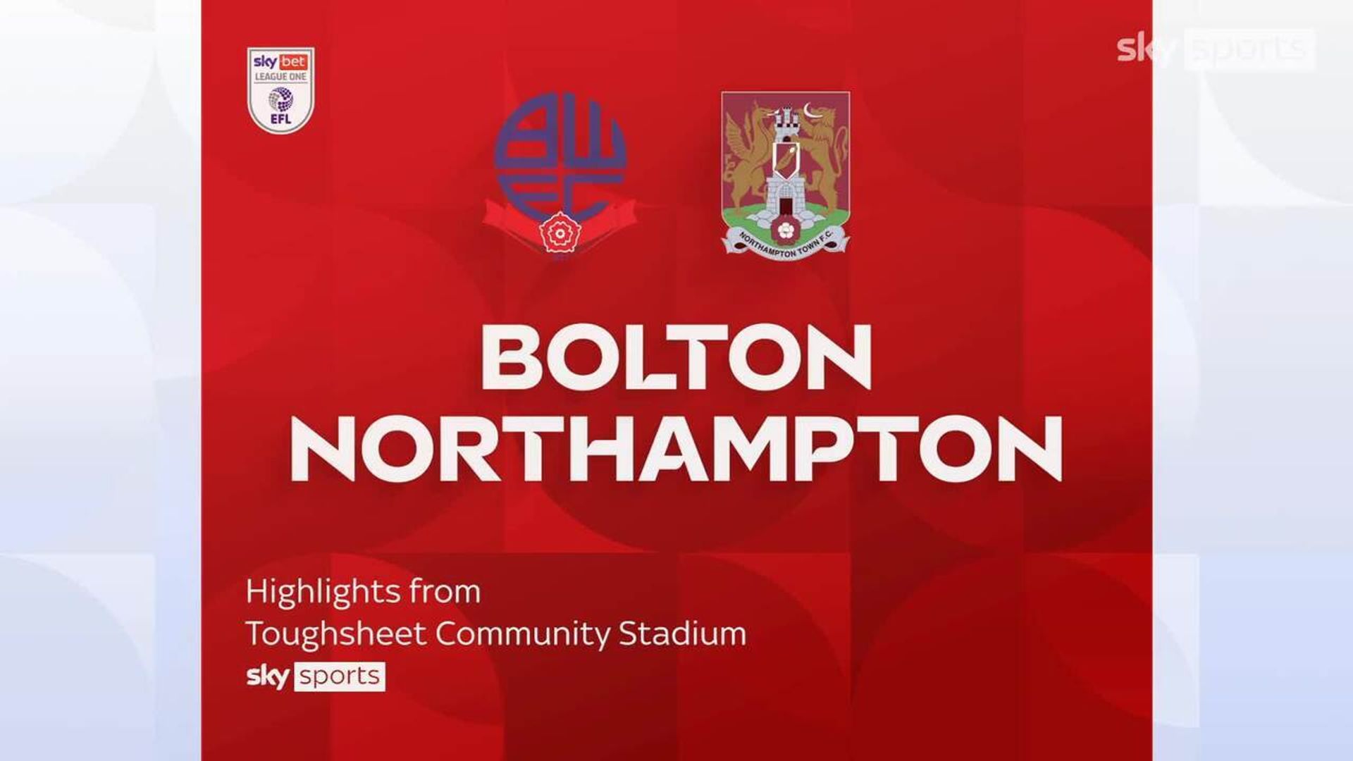 Bolton 0-0 Northampton