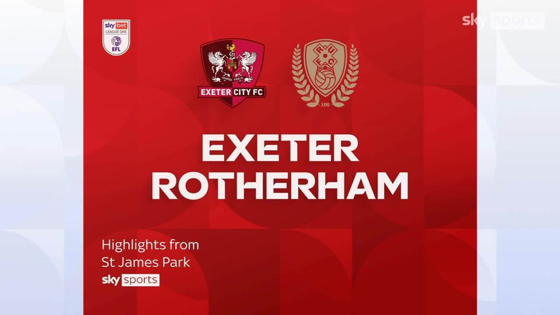 Exeter 0-4 Rotherham