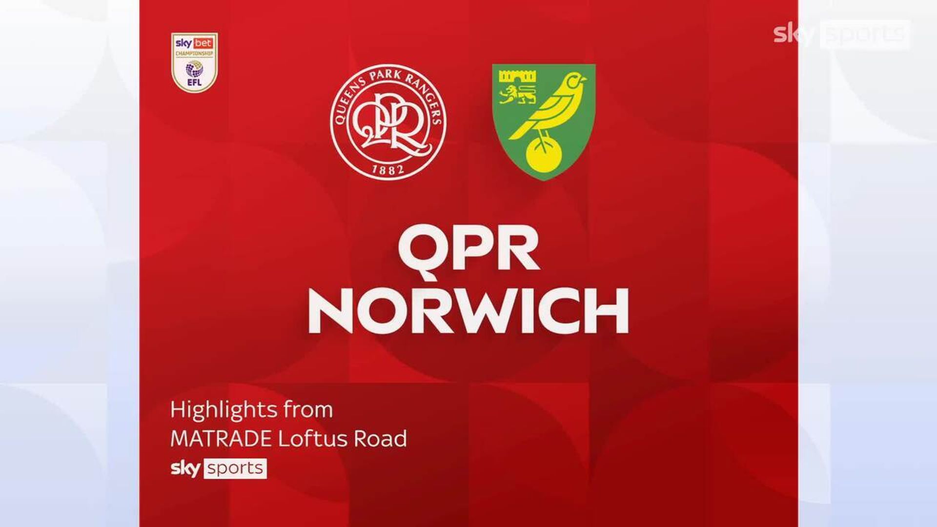 QPR 1-2 Norwich 