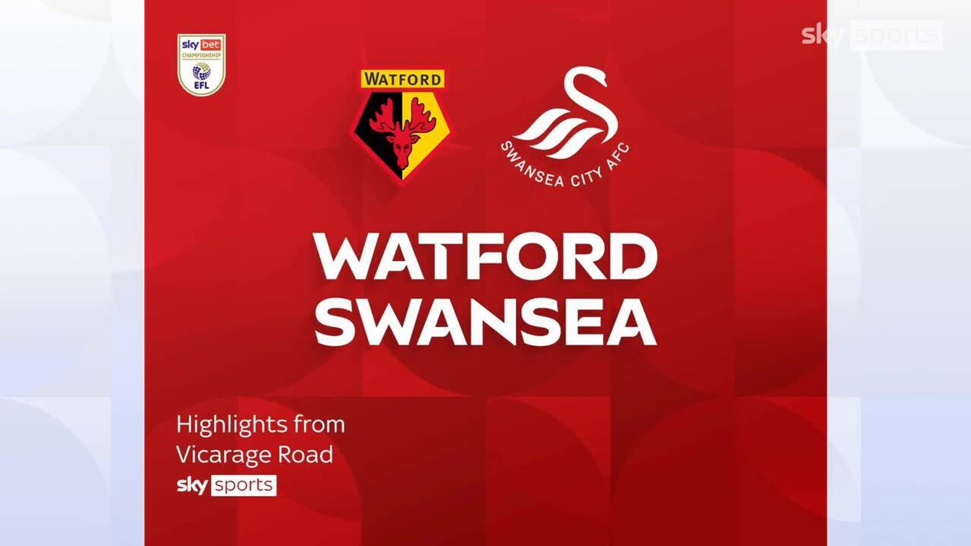 Watford 0-2 Swansea
