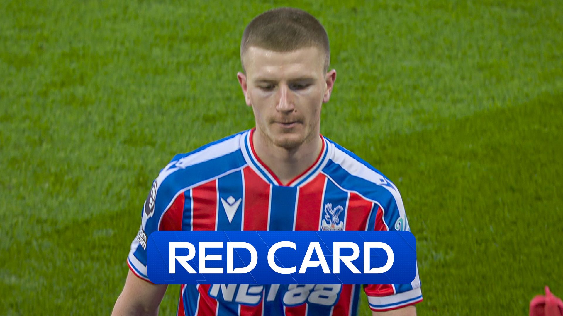Bad to worse for Palace! Wharton sees red for tackle on Caicedo