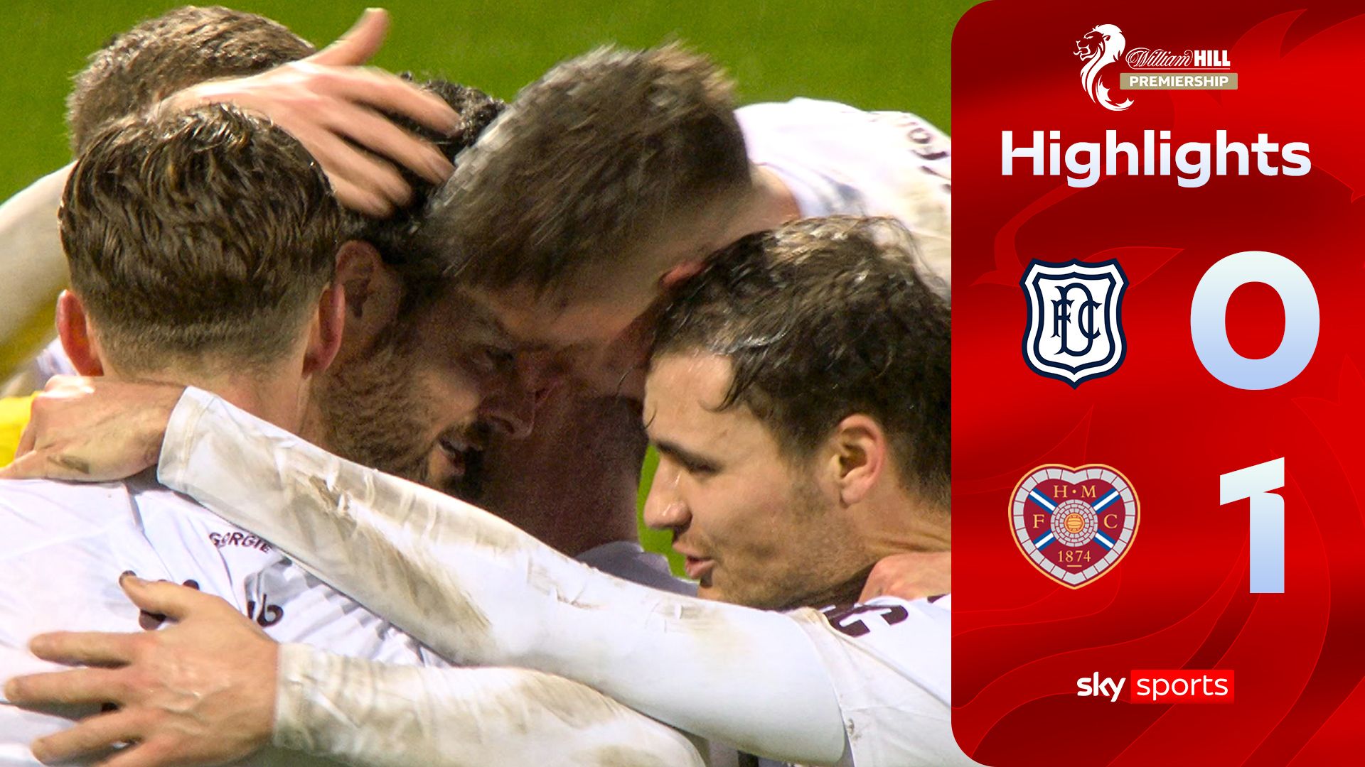 Massive win for Hearts thanks to Gordon's last-gasp 'majestic' save at Dundee