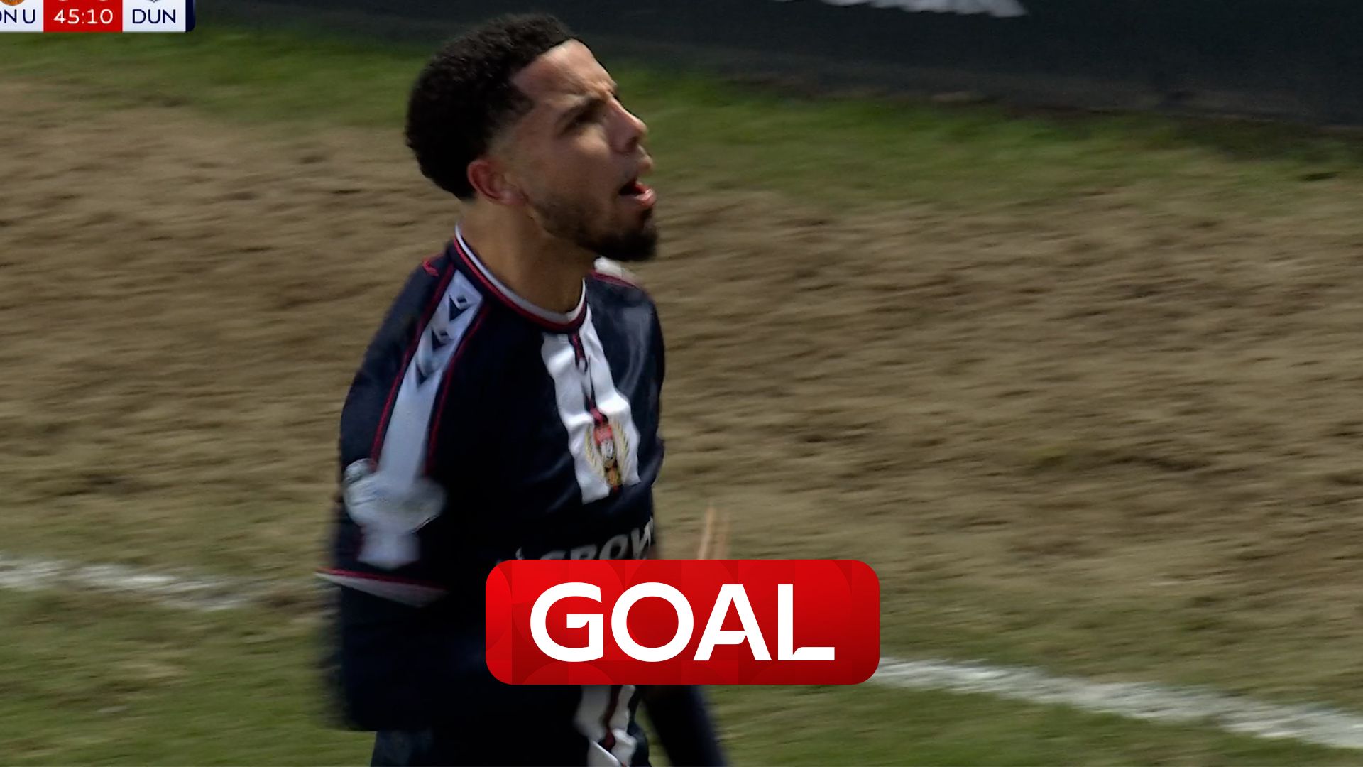 Hay gives Dundee FC the lead on the stroke of half time!