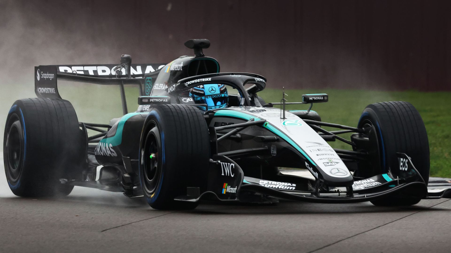 Title-winning car? Mercedes give highly anticipated W17 first run