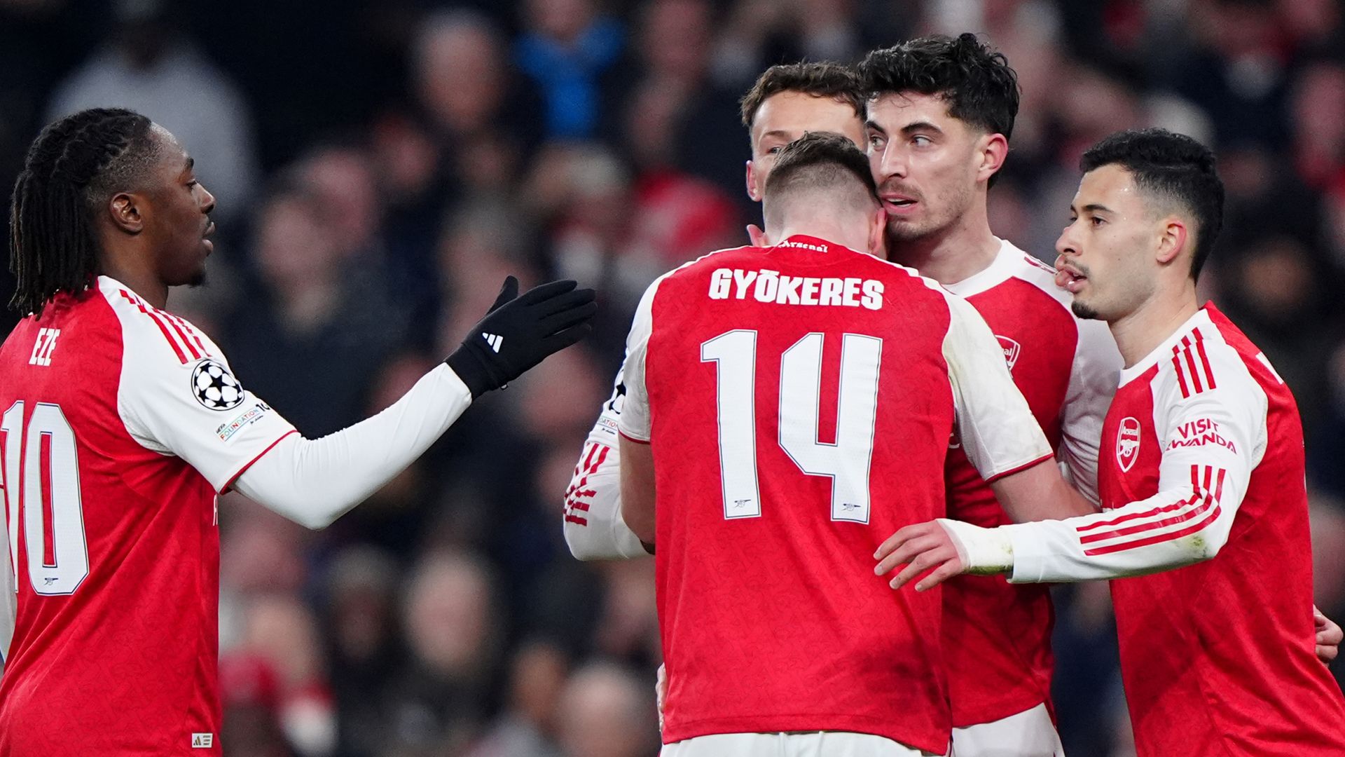 Havertz, Gyokeres score as Arsenal complete perfect CL league phase