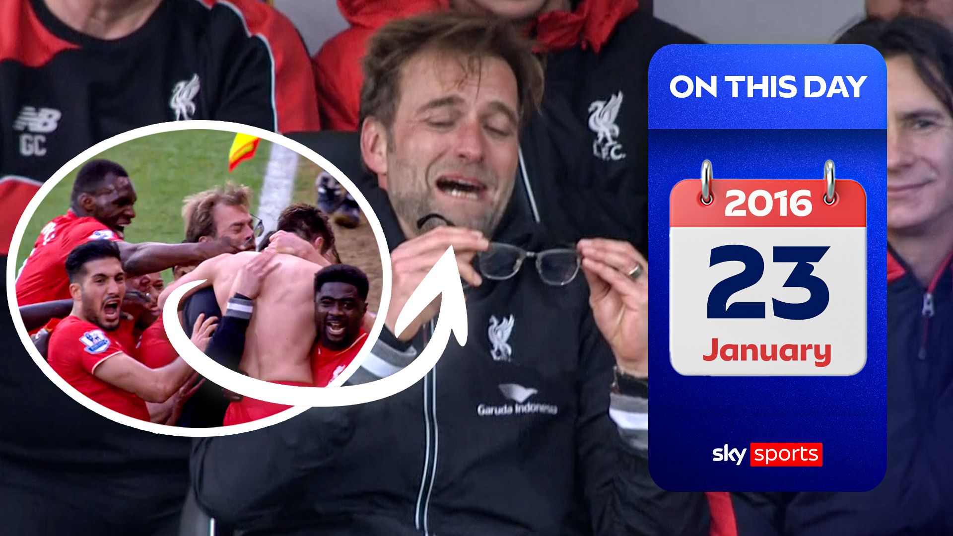 A decade today! Klopp breaks glasses in WILD celebrations from late winner in classic!