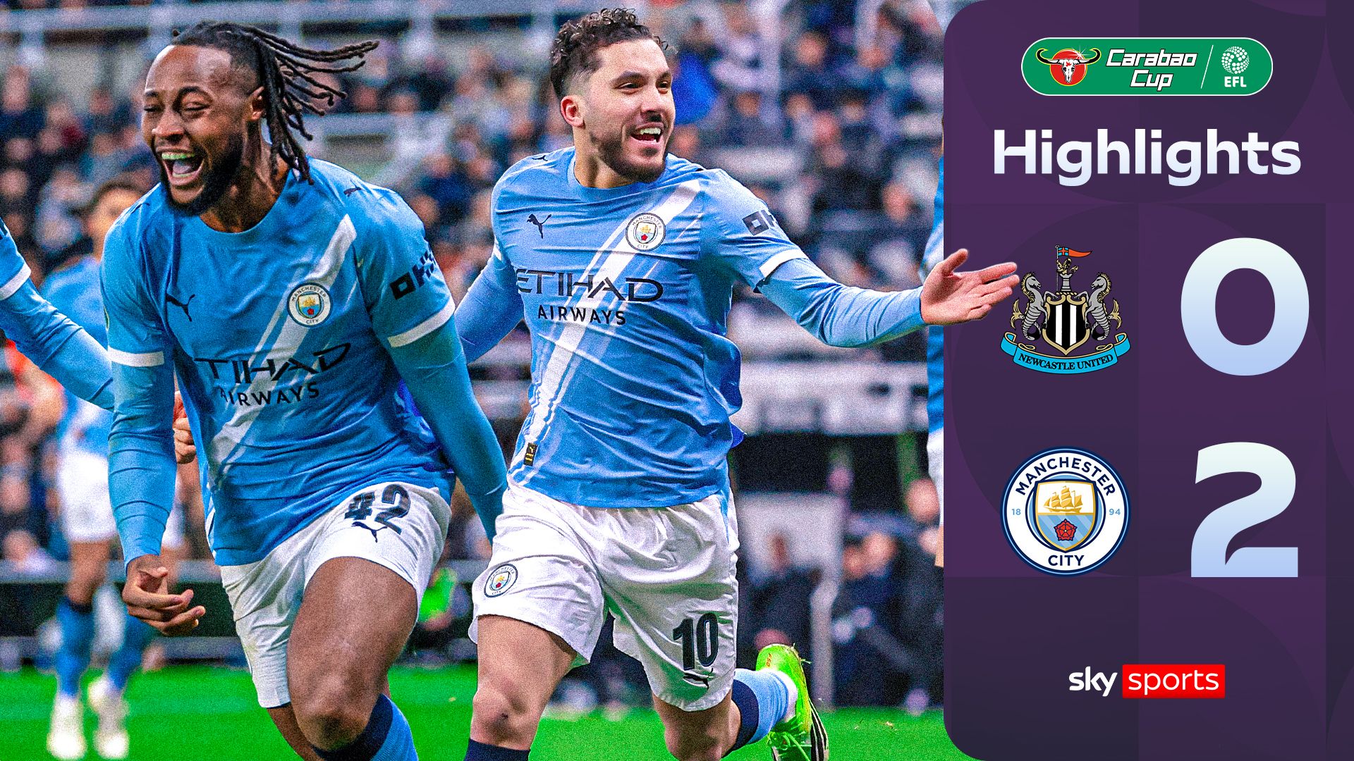 Semenyo and Cherki goals give Man City control in Carabao Cup semi-final