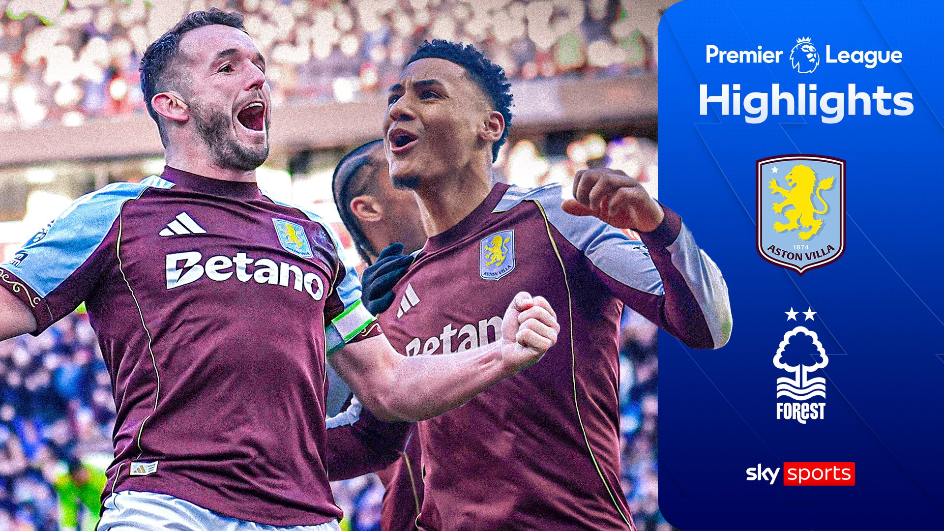 McGinn brace and Watkins stunner ensure Villa see off Forest