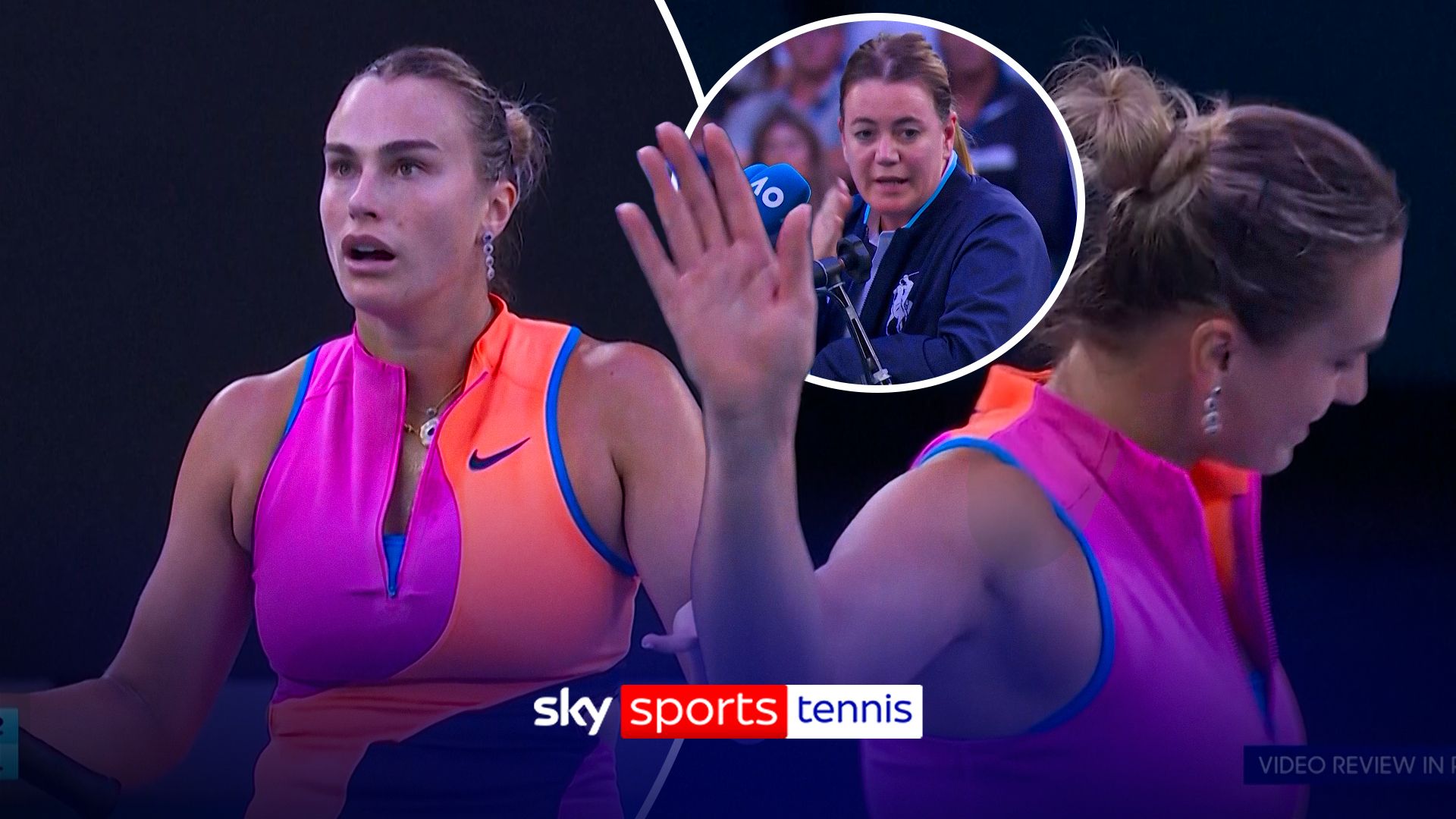 'WHAT?!' | Frustrated Sabalenka clashes with umpire over 'hindrance' grunting call