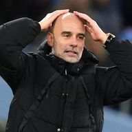 Pep Guardiola cut a frustrated figure after Man City were wasteful in their draw with Brighton