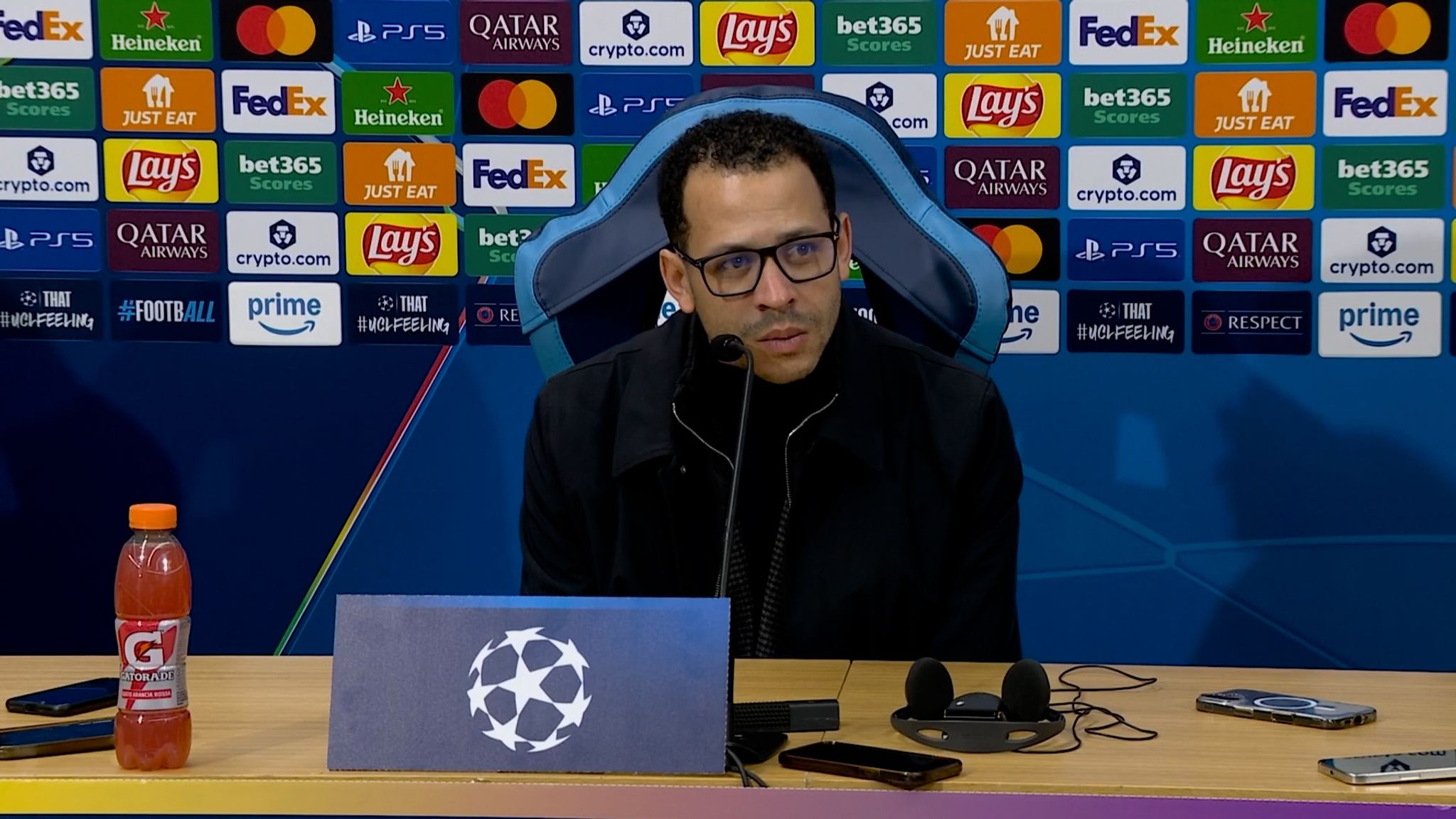 Liam Rosenior gives credit to his players for his strong start at Chelsea,  after they made the Champions League top eight after victory over Napoli.