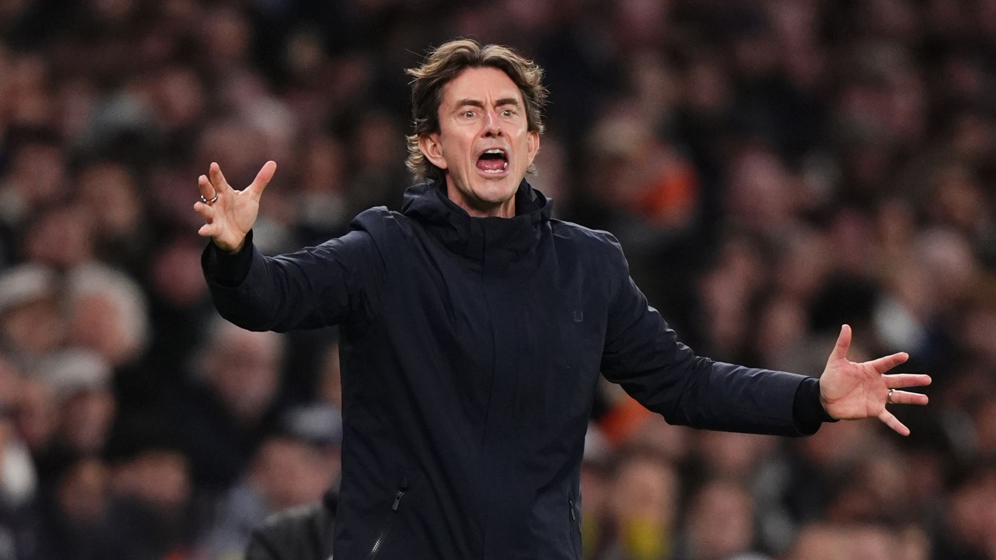 Thomas Frank: Tottenham boss defiant despite being booed off and own fans  chanting 'you're getting sacked' | Football News | Sky Sports