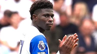 Brighton's Carlos Baleba is back on track after a difficult start to the season