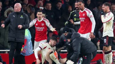 Conor Bradley injured his knee in the 0-0 draw with Arsenal on Thursday