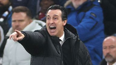 Unai Emery thinks Aston Villa aren't contenders for a top-five finish