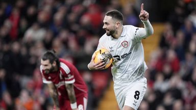 Adam Phillips pulled one back for Barnsley after Dominik Szoboszlai's error