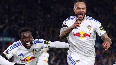 Lukas Nmecha celebrates his injury-time winner