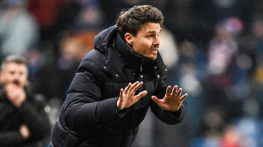 GLASGOW, SCOTLAND - DECEMBER 30: Rangers Head Coach Danny Rohl during a William Hill Premiership match between Rangers and St Mirren at Ibrox Stadium, on December 30, 2025, in Glasgow, Scotland. (Photo by Rob Casey / SNS Group)