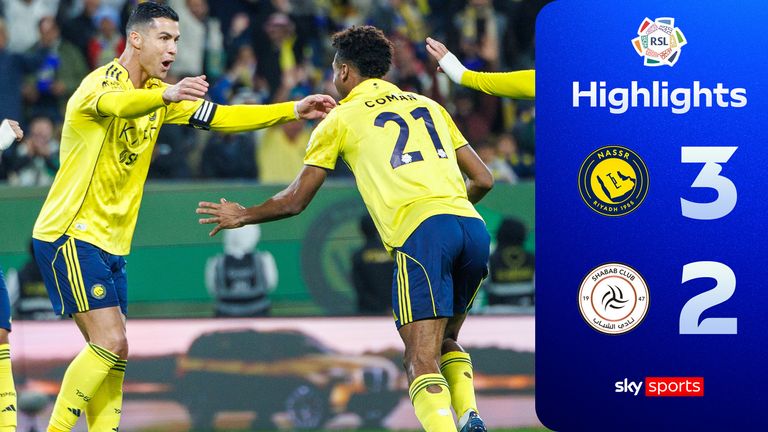 Highlights of the Saudi Pro League match between Al Nassr and Al Shabab.