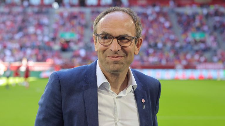 Alexander Jobst, chief executive of Fortuna Dusseldorf
