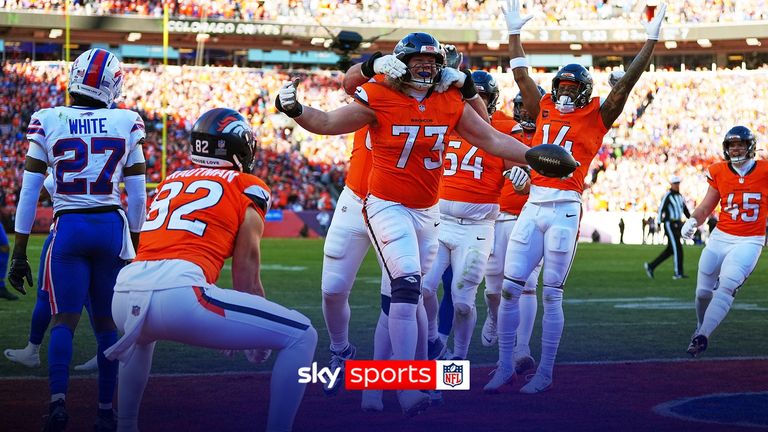 Frank Crum's touchdown saw the Denver Broncos regain the lead against the Buffalo Bills in the second quarter.