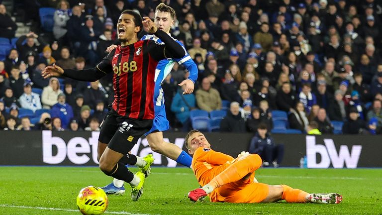 Bournemouth's Amine Adli was initially booked for simulation