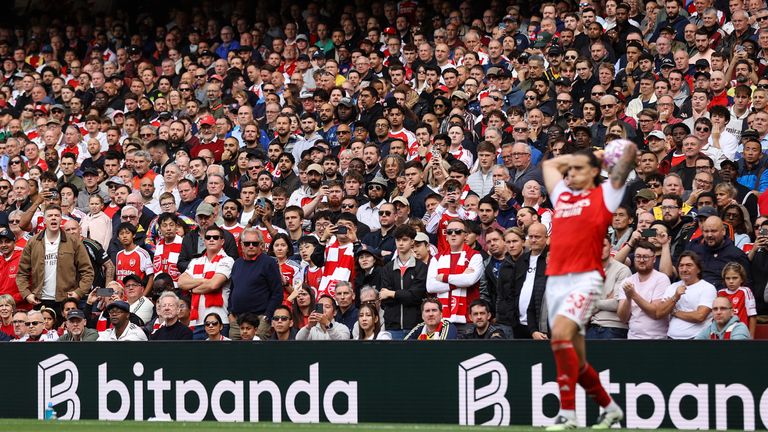 Arsenal are yet to score from a long throw this season