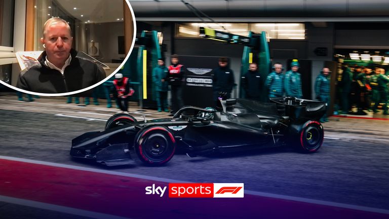 Sky Sports Martin Brundle gives his prediction of how the Aston Martin will perform throughout the new F1 season. 