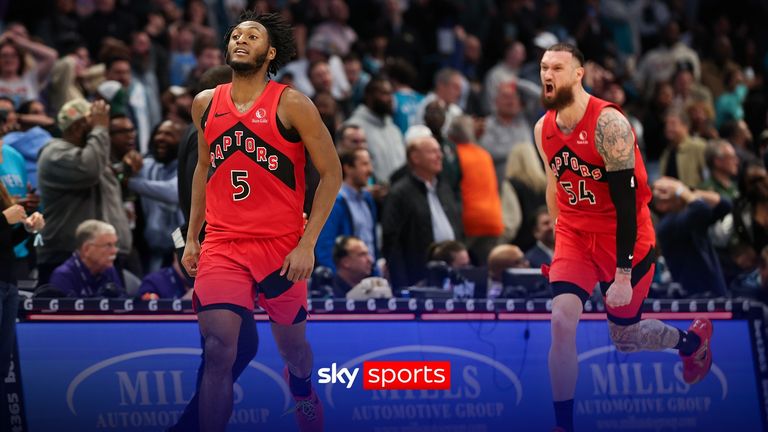 Charlotte looked to be in control before Immanuel Quickley's sensational buzzer-beating three-pointer secured the win for Toronto.